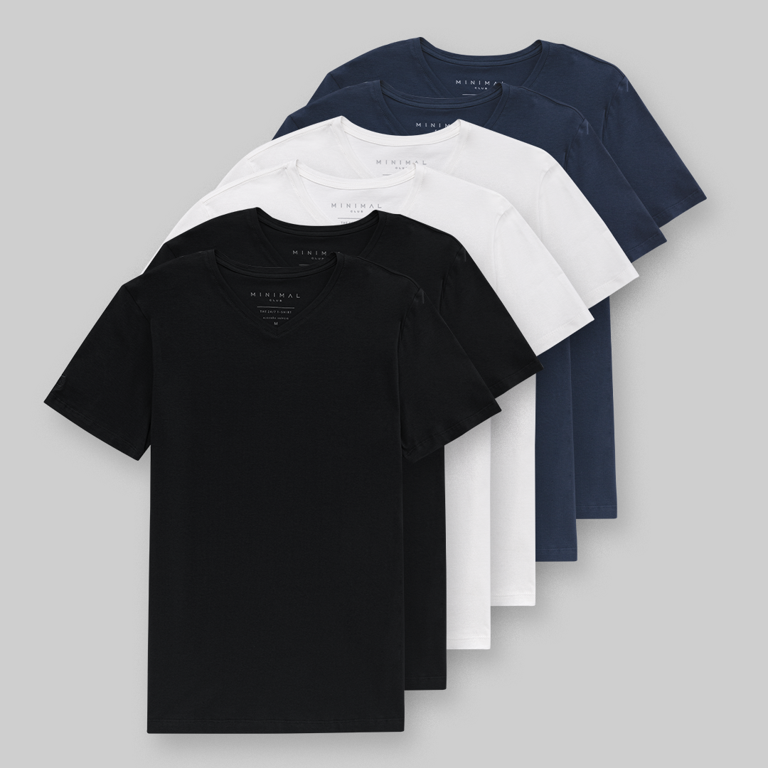 Kit 6 Camisetas Minimal