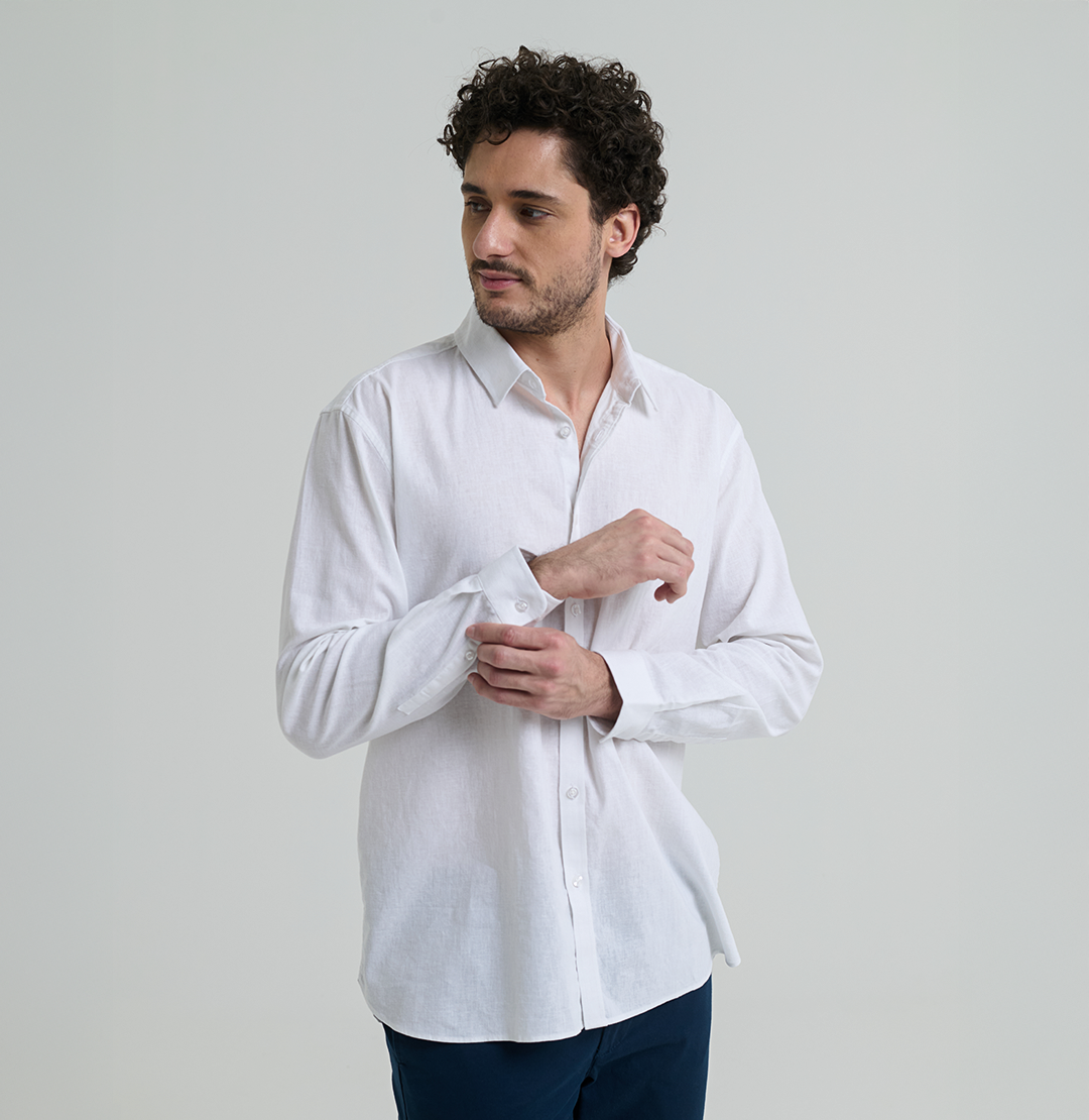 Camisa de Linho Minimal