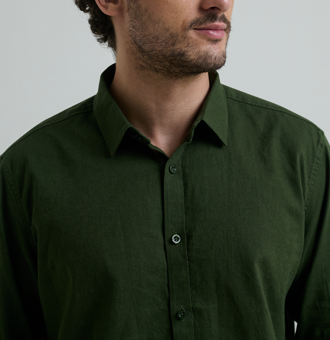 Camisa de Linho Minimal